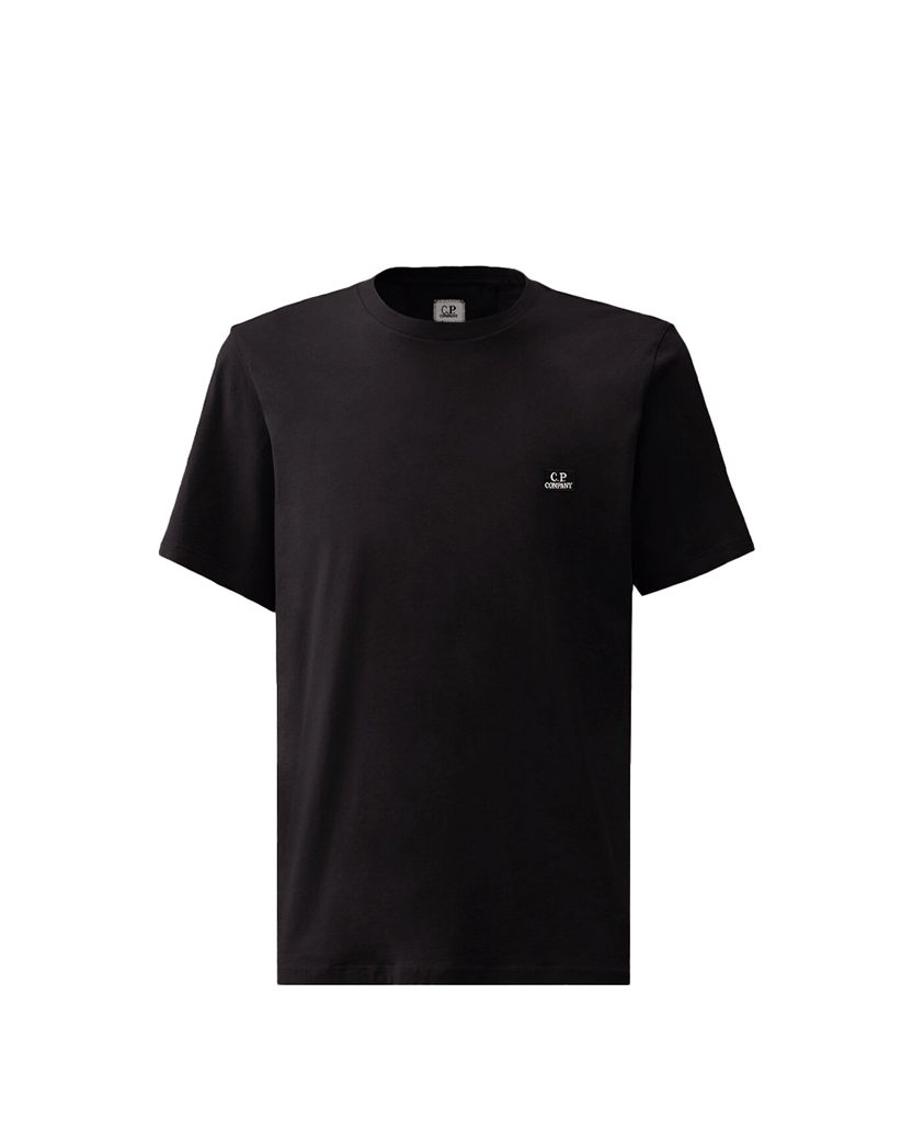 C.P. Company 30/1 Jersey Logo Patch T-Shirt Navy Blue 18CMTS031A005100W