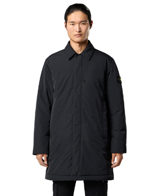 Stone Island 7100007 MICRO TWILL Padded Coat Black