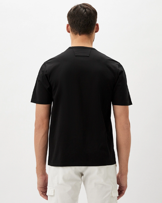 C.P. Company The Metropolis Series Mercerized Jersey Embossed Logo Badge T-Shirt Black