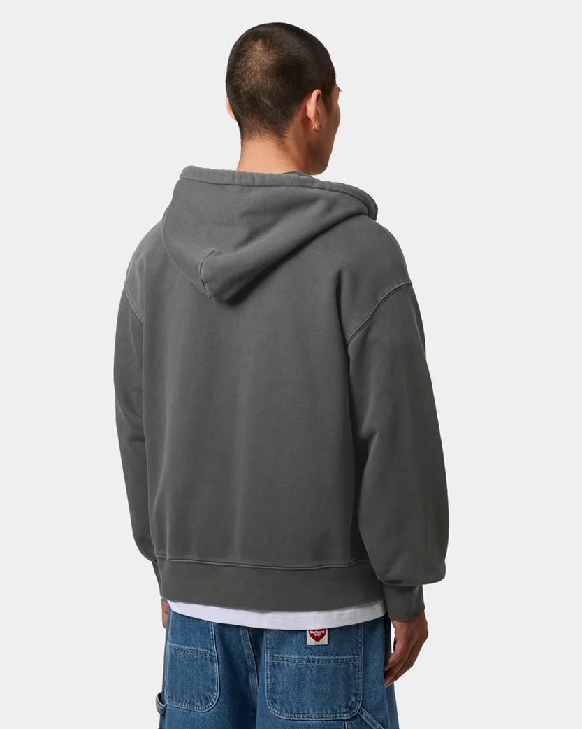 Carhartt WIP Nelson Zip Hoodie Graphite