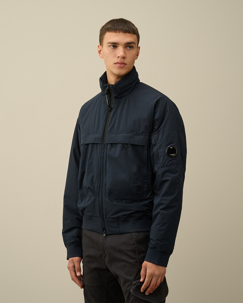 C.P. Company Pro-Tek Bomber Padded Jacket Blue 17CMOW105A004117A