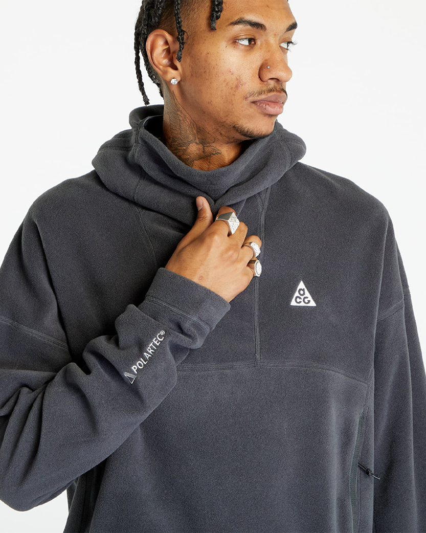 Nike ACG Therma-FIT Polartec Fleece Hoodie Grey DQ5780-060