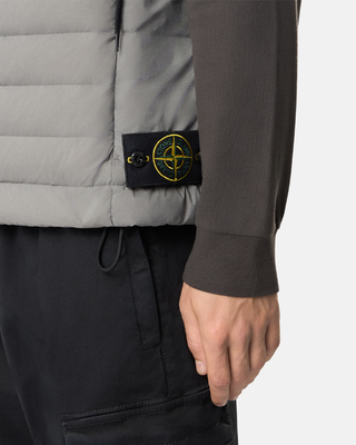 Stone Island G100004 SEAMLESS TUNNEL NYLON DOWN-TC Vest Grey