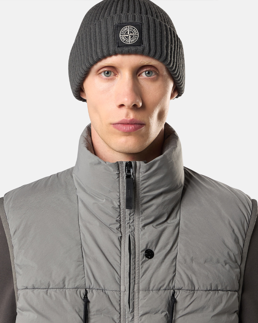Stone Island G100004 SEAMLESS TUNNEL NYLON DOWN-TC Vest Grey