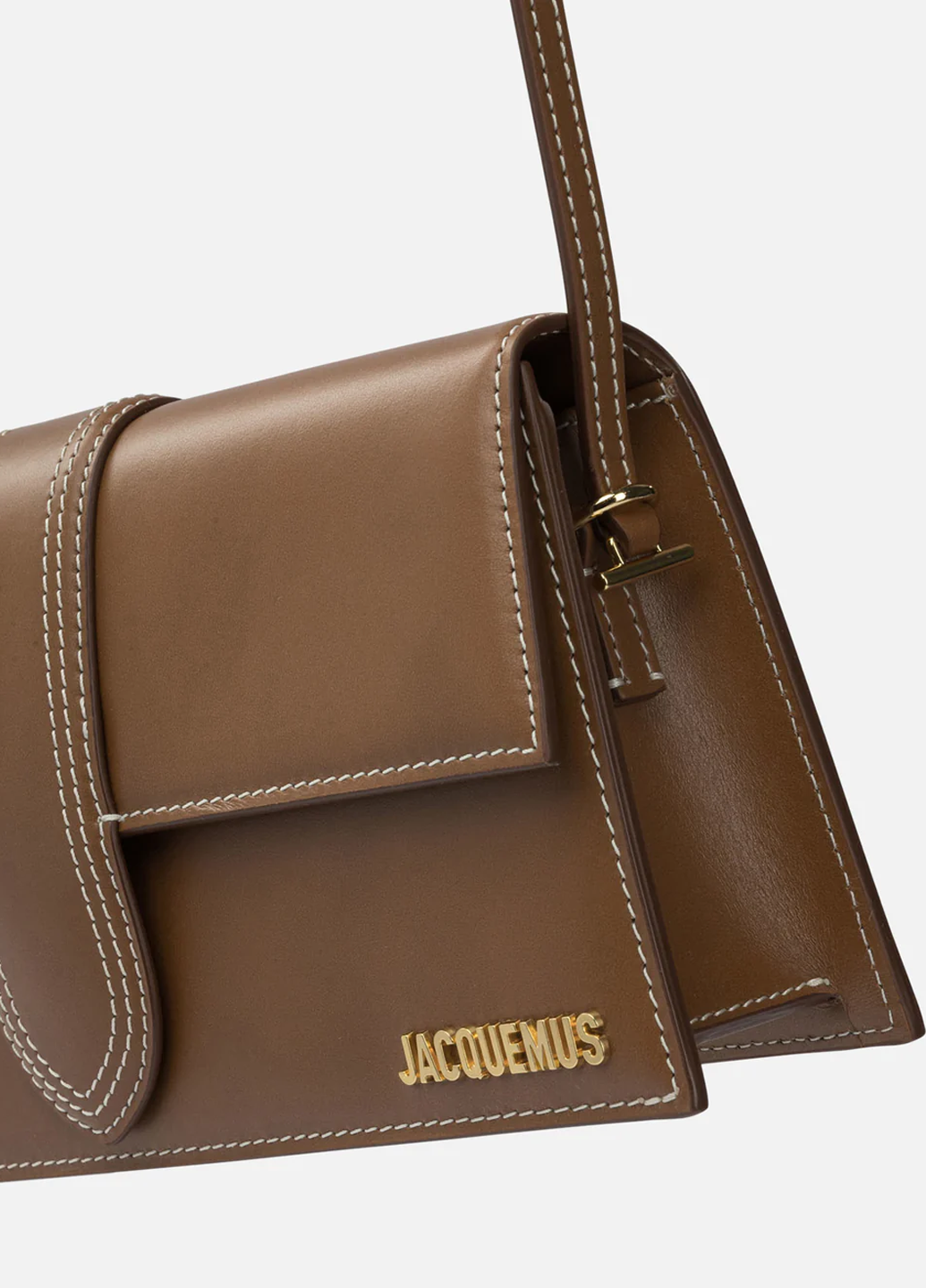 Jacquemus 'Le Grand Bambino' Leather Handbag Light Brown