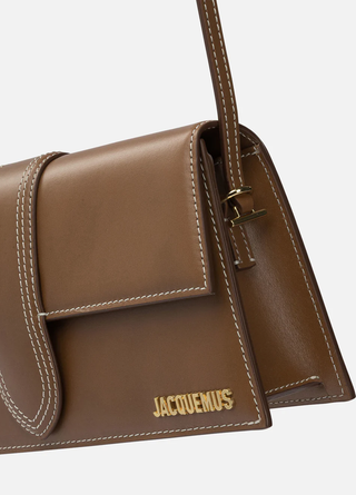 Jacquemus 'Le Grand Bambino' Leather Handbag Light Brown