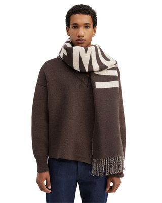 Jacquemus 'Lecharpe' Logo Scarf Multi Brown