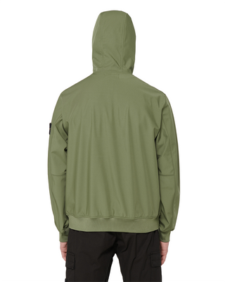 Stone Island 40227 Light Soft Shell-R Jacket Green