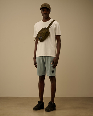 C.P. Company 30/1 Jersey Short Sleeve British Sailor T-Shirt Gauze White 20CMTS174A110579W