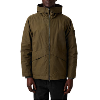 Stone Island 452F1 Weatherproof Cotton Canvas Ghost Cargo Jacket Military Green