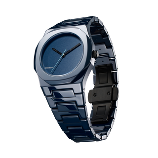 D1 Milano Ceramica 37 mm Pure Blue CEBU03