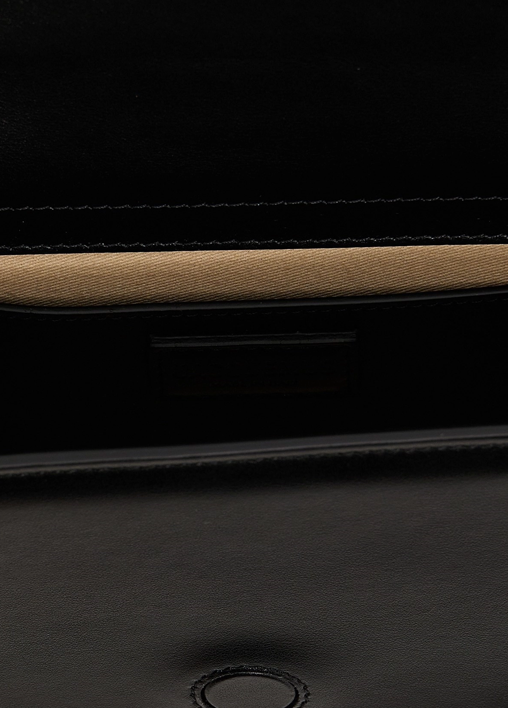Jacquemus 'Le Grand Bambino' Leather Crossbody Handbag Black Gold