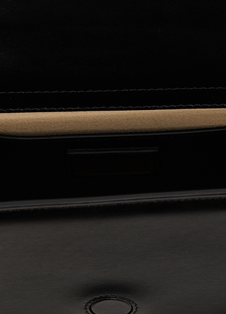 Jacquemus 'Le Grand Bambino' Leather Crossbody Handbag Black Gold