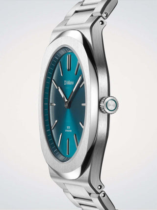 D1 Milano Groovy Green 39 mm Silver UHBJ03