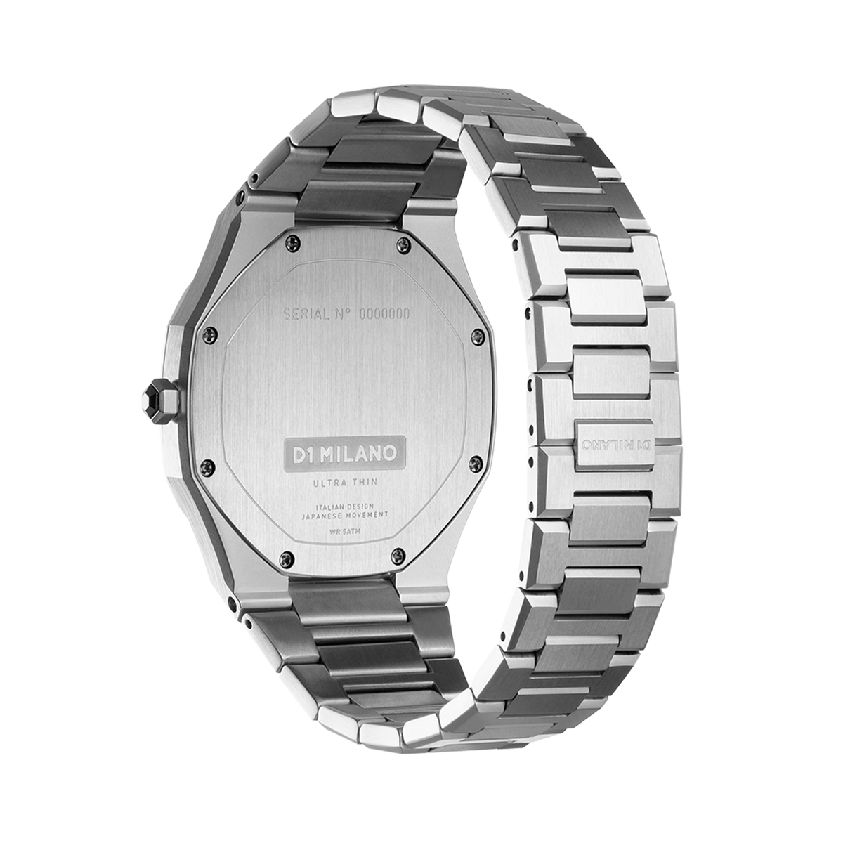 D1 Milano Ultra Thin Bracelet 40 mm Silver UTBJ14