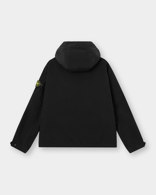 Stone Island 4100052 LIGHT COMPACT TOUCH POLY-TC Hooded Jacket Black