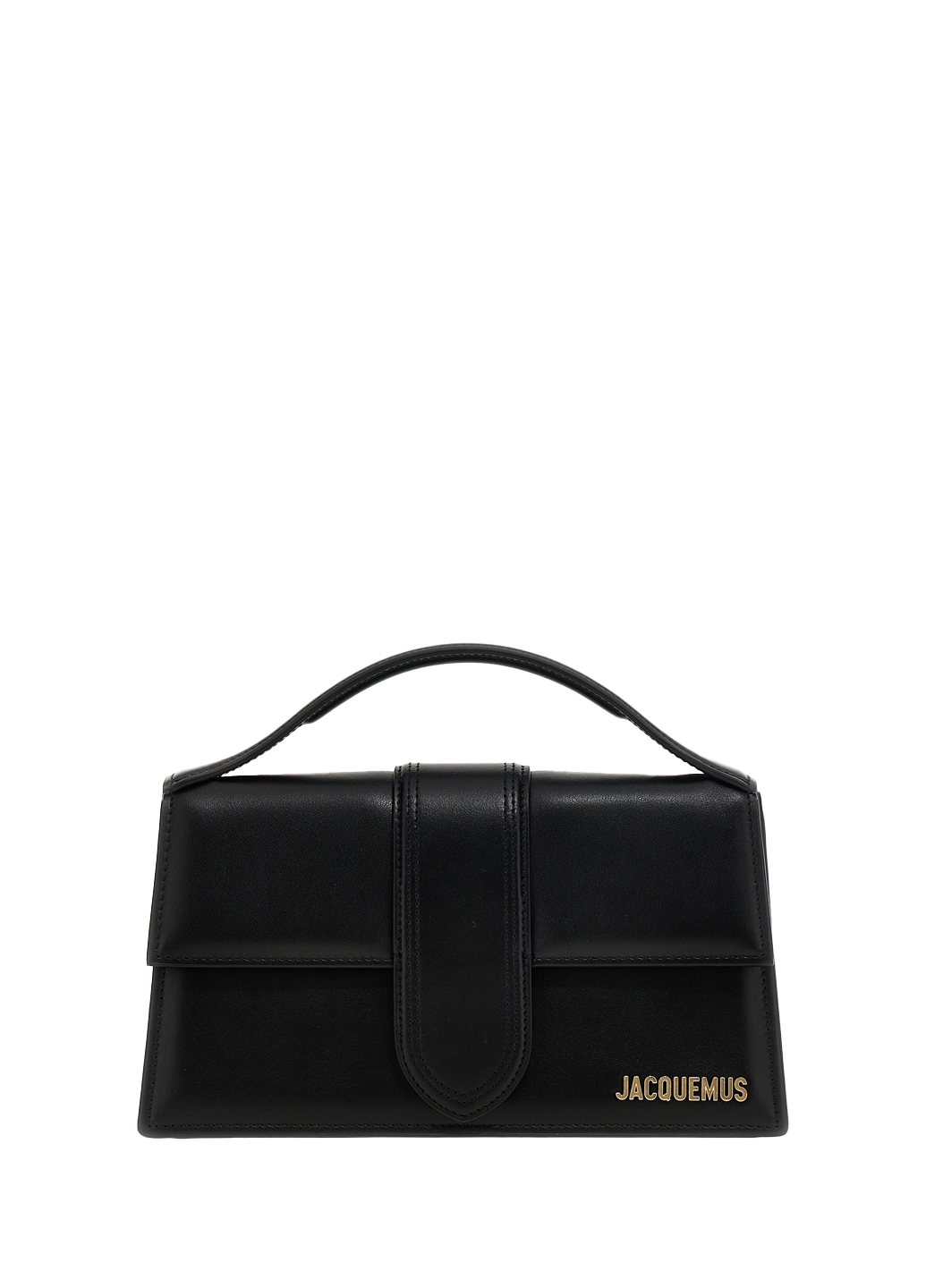 Jacquemus 'Le Grand Bambino' Leather Crossbody Handbag Black Gold