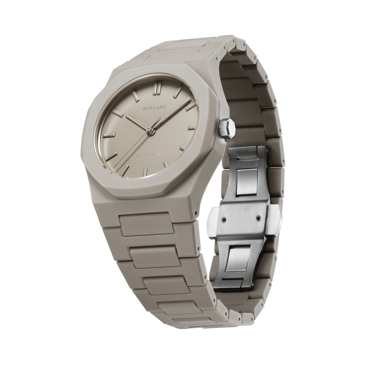 D1 Milano Polycarbon Bracelet 37 mm Ecru PCBU06