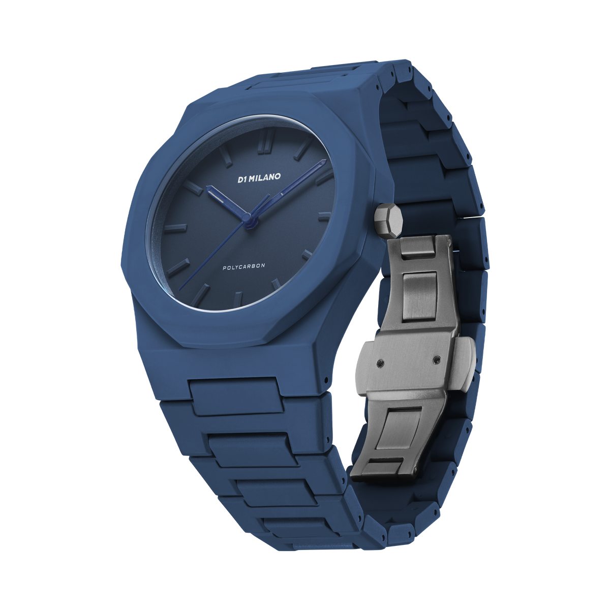 D1 Milano Polycarbon Bracelet 40.5 mm Navy Blue PCBJ21