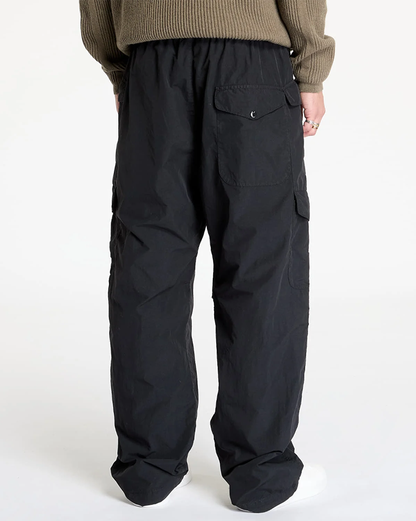 C.P. Company Flatt Nylon Loose Cargo Lens Pants Black 20CMPA140A005991G