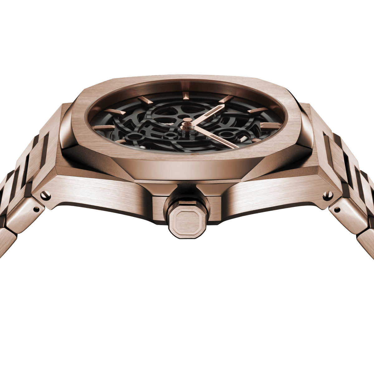 D1 Milano Skeleton Bracelet 41.5 mm Rose Gold SKBJ12