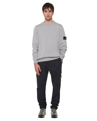 Stone Island 540B2 Logo Sweater Grey