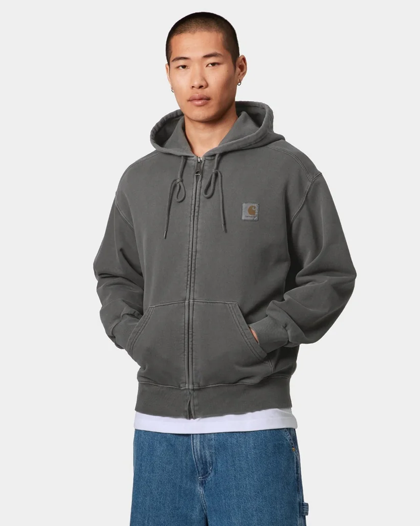 Carhartt WIP Nelson Zip Hoodie Graphite