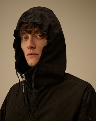 C.P. Company Micro-Reps Hooded Lens Jacket Black 20CMOW075A110324G