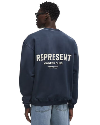 Represent Owners Club Sweatshirt Navy Blue OCM41115-224