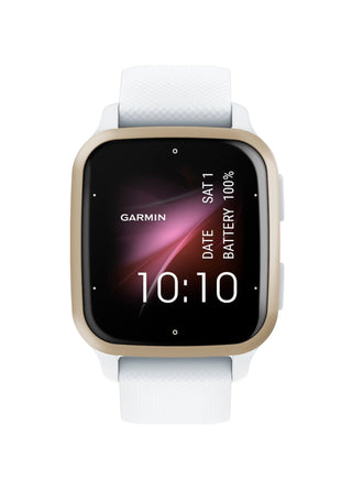 Garmin Venu Sq 2 Cream Gold Al. Bezel with White Case 010-02701-11