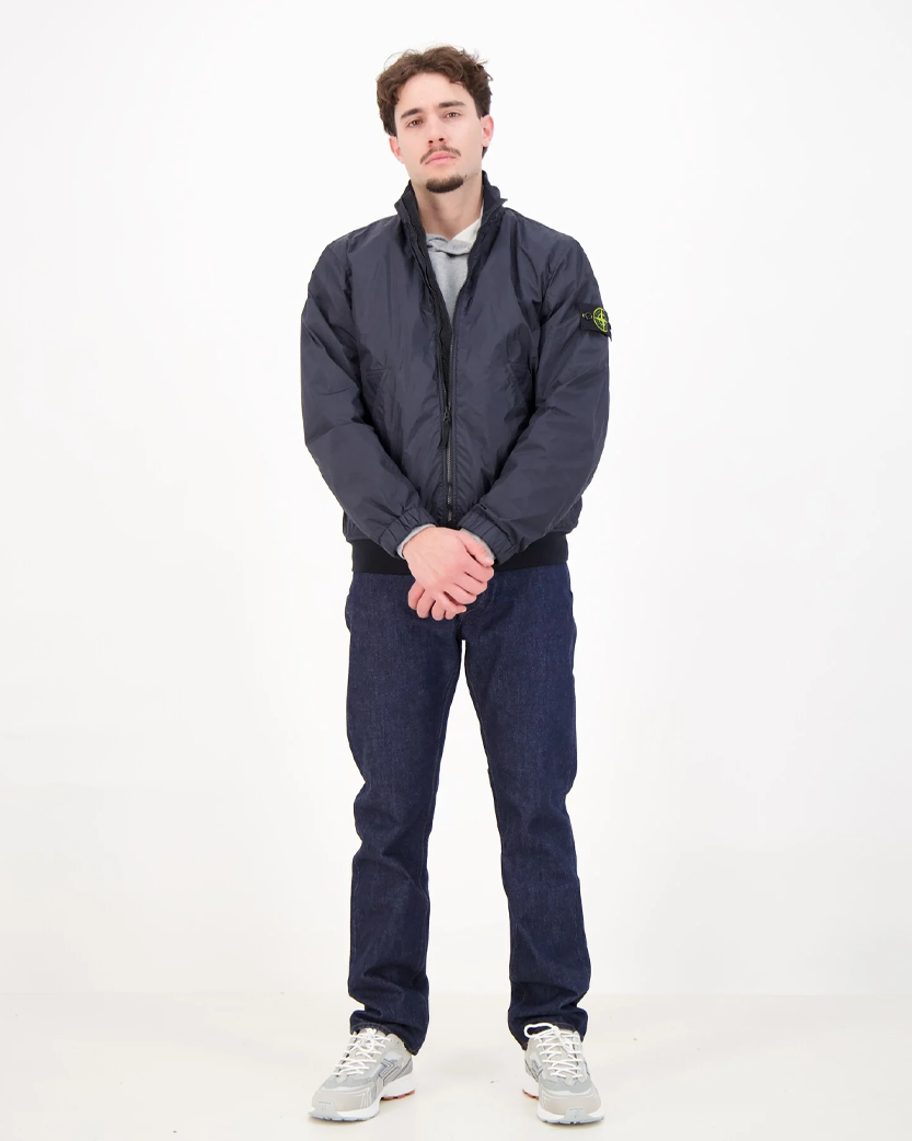 Stone Island 4100111 CRINKLE REPS NY Jacket Navy Blue