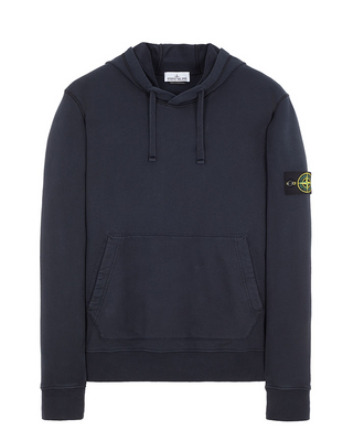 Stone Island 64151 Logo Hoodie Navy