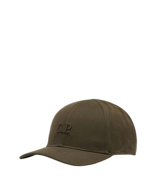 C.P. Company Gabardine Logo Cap Green RCCMAC750A006288A