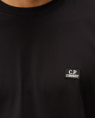 C.P. Company 30/1 Jersey Logo Patch T-Shirt Navy Blue 18CMTS031A005100W