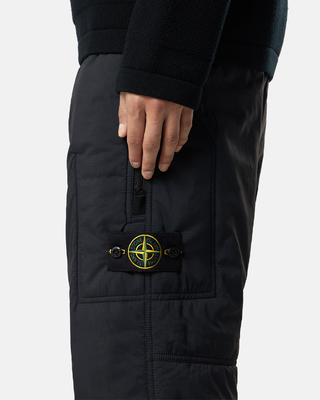Stone Island 3100007 MATT RIPSTOP CORDURA ADVANCED FABRICS Padded Pants Black