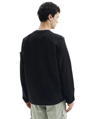 Stone Island 6100060 ORGANIC COTTON FLEECE Sweatshirt Black