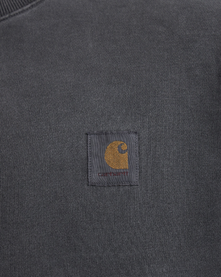 Carhartt WIP Vista Sweat Garment Dyed Vulcan