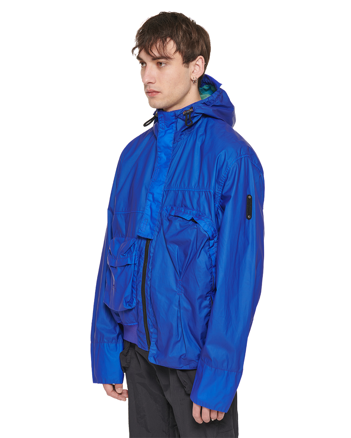 A-Cold-Wall SS24 Aysmetric Jacket Volt Blue