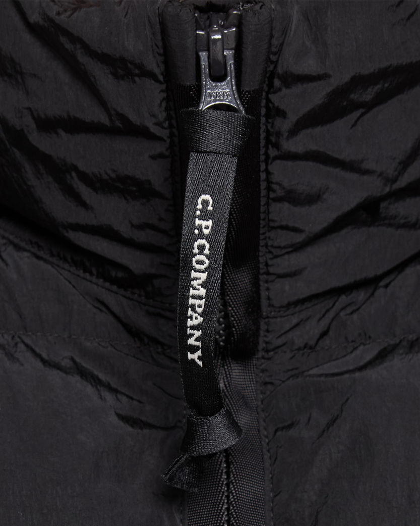 C.P. Company Full Zip Down Vest Black