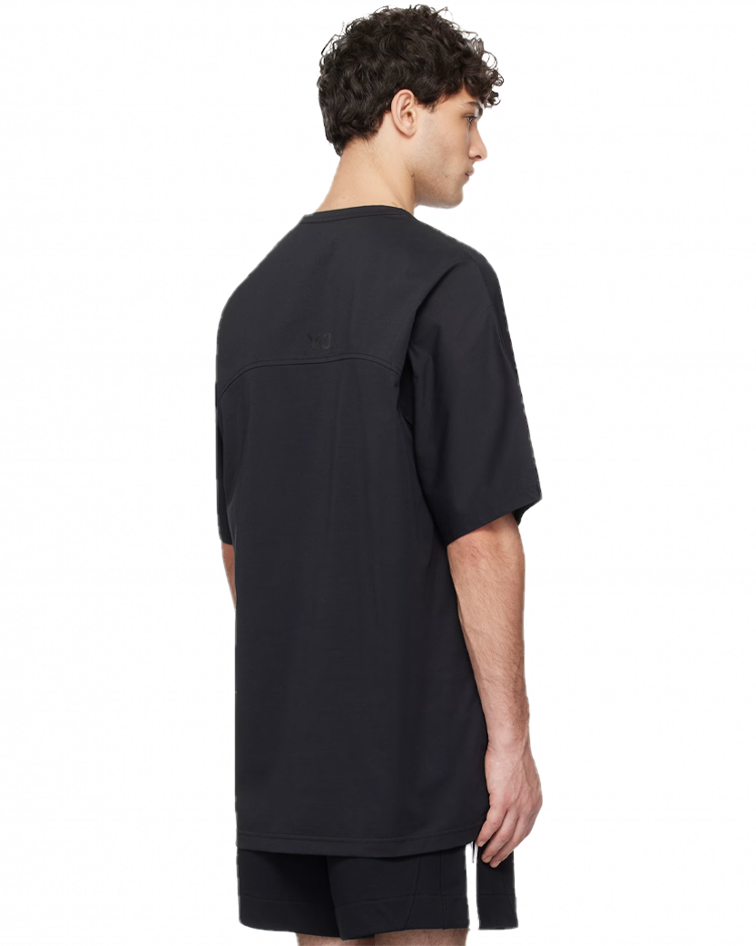Y-3 Mesh 3-Stripes T-Shirt Black JL8312
