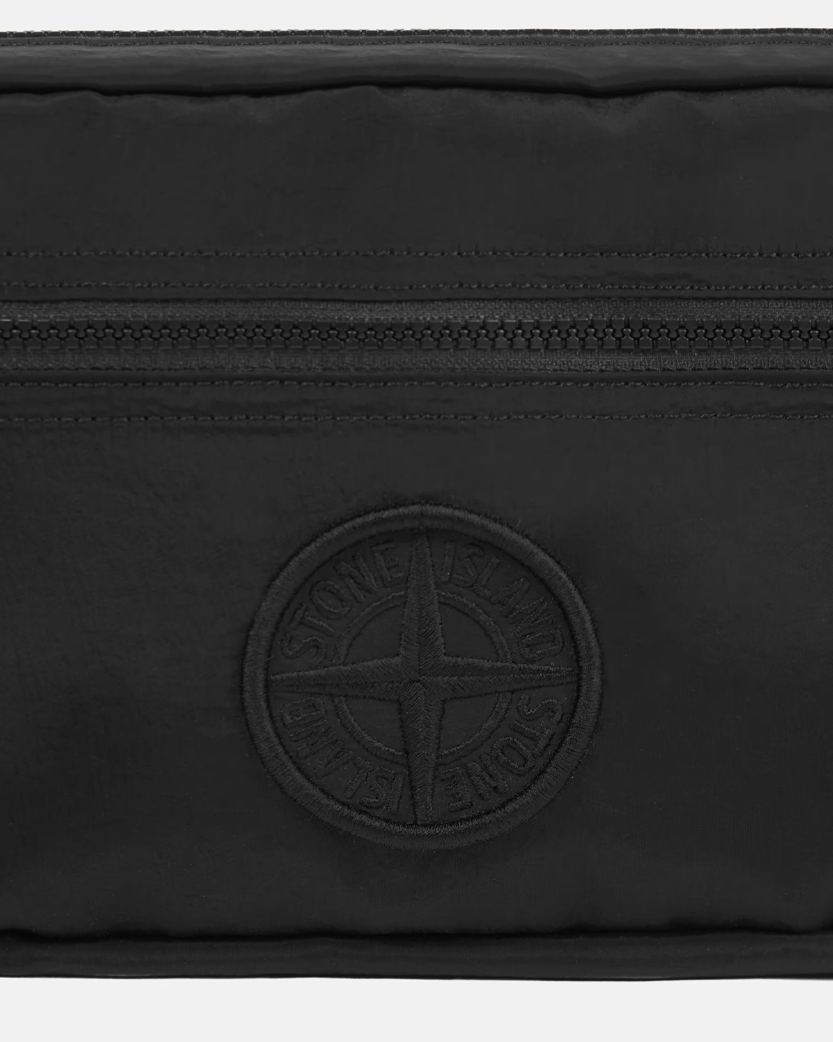 Stone Island 9200915 Nylon Metal Padded Belt Bag Black