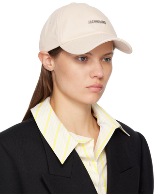 Jacquemus 'The Casquette Gadjo' Cap White