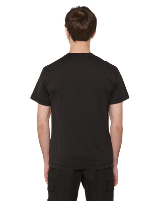 Stone Island 24113 Logo Patch T-shirt Black