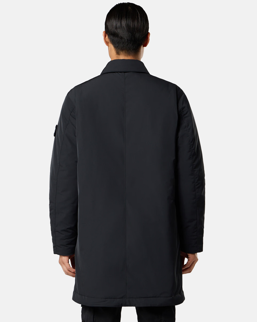 Stone Island 7100007 MICRO TWILL Padded Coat Black