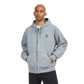 Carhartt WIP Hooded Vista Zip Jacket Garment Dyed Mirror Gray