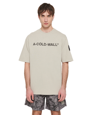 A-Cold-Wall SS24 Overdye Logo T-shirt Cement