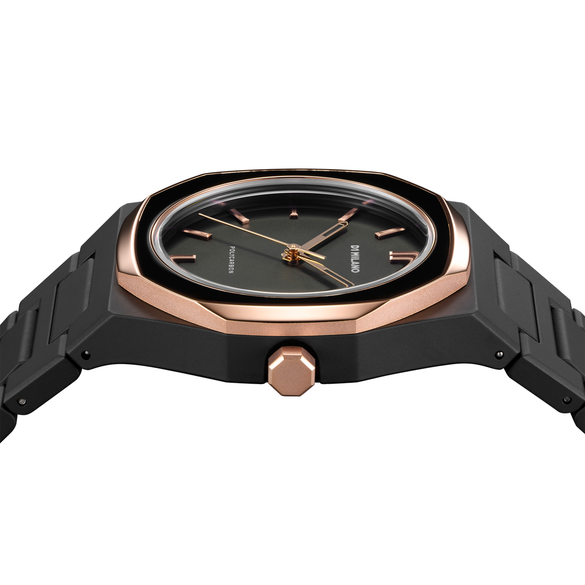D1 Milano Polycarbon Bracelet 37 mm Gold Mesh PCBU14