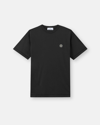 Stone Island 2100027 60/2 COTTON JERSEY T-shirt Compass Patch Black
