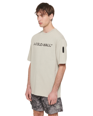 A-Cold-Wall SS24 Overdye Logo T-shirt Cement