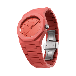 D1 Milano Polycarbon Bracelet 37 mm Coral PCBU05